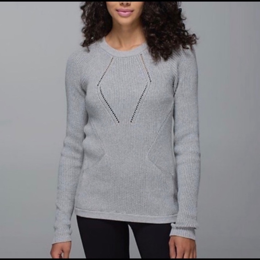 Lululemon The Sweater The Better Heathered Gray S